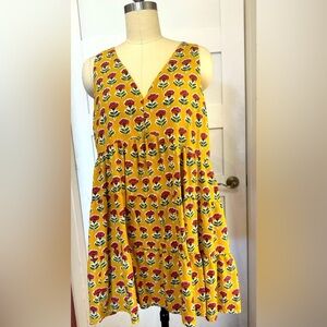 Sincerely Jules Yellow Floral Mini Dress